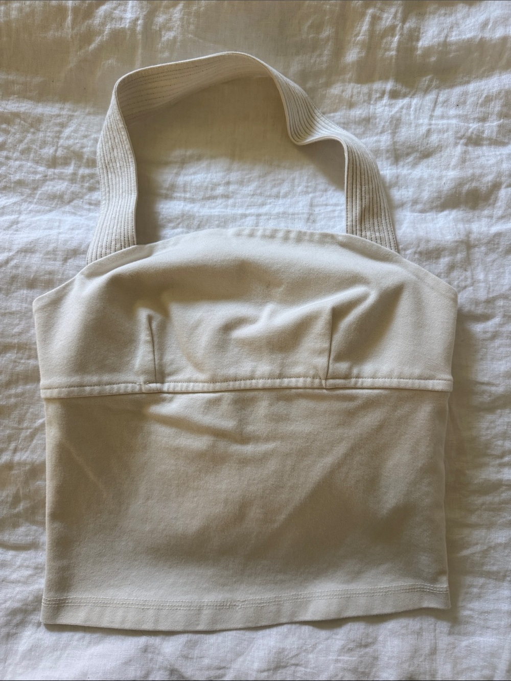 Anthropologie halter crop top